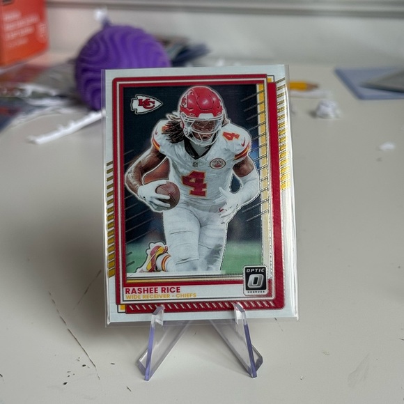 Panini Other - 🔥 2025 Rashee Rice Panini Donruss Optic Card. Kansas City chiefs